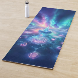 Ethereel IJskristal Fantasie Ontwerp Yogamat
