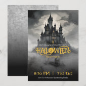 Ethereel Kasteel Halloween Feest Kaart (Voorkant / Achterkant)