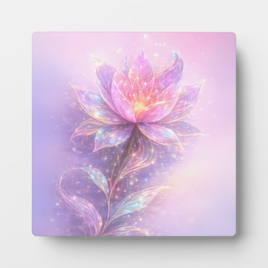 Ethereel Lotus Licht Fotoplaat (Voorkant)