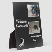 Ethereel Melanoom Huisdier Gebeds Lay-out Fotoplaat (Zijkant)