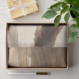 Ethereel Vrouw Decoupage Tissuepapier