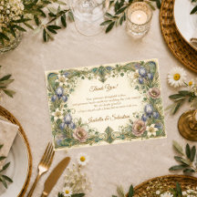 Etherele Art Nouveau botanische romantische trouwd