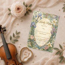 Etherele Art Nouveau Iris Bruiloft