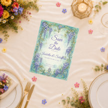 Etherele Art Nouveau Wisteria Romantische Bruiloft