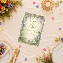 Etherele Art Nouveau Wisteria Romantische Bruiloft