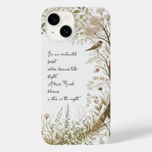 Etherele betoverde bos Case-Mate iPhone case (Achterkant)
