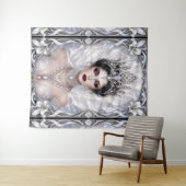 Etherele Blik van Iskra Vasilia Himmelse Regalia Wandkleed (In Situ (horizontaal))