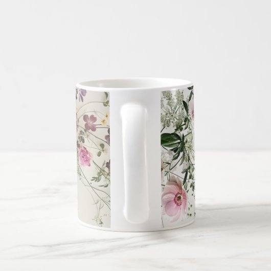 Etherele Bloemenweide Botanische Koffiemok (Handvat)