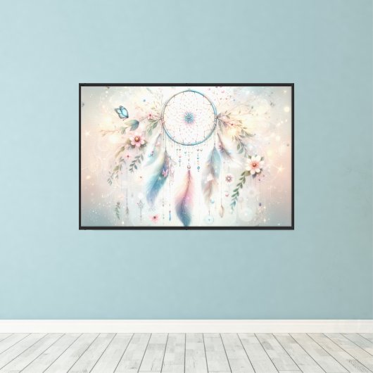 Etherele Boho Droomvanger  Canvas Afdruk (Insitu (Houten vloer))
