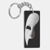 Etherele elegantheid: griezelig fantoommasker sleutelhanger (Voorkant Links)