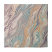 Etherele Elegantie Marmer Wervel Keramische Tegels Tegeltje (Voorkant)