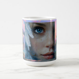 Etherele engelportret koffiemok