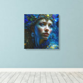 Etherele Fantasie Kunst Prinses Krijger Mystiek Canvas Afdruk (Insitu (Houten vloer))