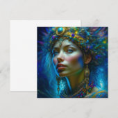 Etherele fantasiekunst Prinses krijger mooi (Voorkant / Achterkant)