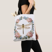 Etherele Gloeiende Libel Kunst Tote Bag (Dichtbij)