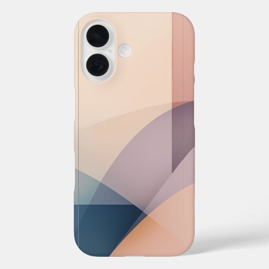 Etherele Harmonie Abstracte Kunst Moderne Pastelti Case-Mate iPhone Case (Achterkant)
