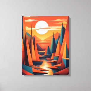 Etherele Horizon Canvas Afdruk