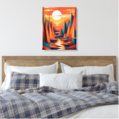 Etherele Horizon Canvas Afdruk (Insitu (Slaapkamer))