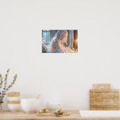 Etherele Kaarsverlichte Reverie Portret Poster (Keuken)
