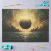 Etherele Kosmische Eclipse Decoupage Tissuepapier (Craft)