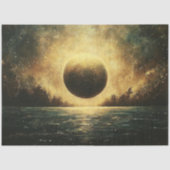 Etherele Kosmische Eclipse Decoupage Tissuepapier (Voorkant)