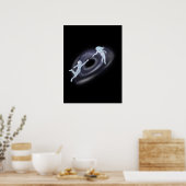 Etherele Kosmische Geliefden Hartsterrenstelsel Poster (Keuken)
