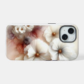 Etherele Kosmos Bloemen iPhone 15 Case (Achterkant horizontaal)