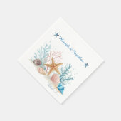 Etherele Kustromantische Trouwdag Servet (Hoek)