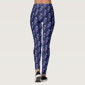 Etherele kwal paarsblauw leggings (Achterkant)