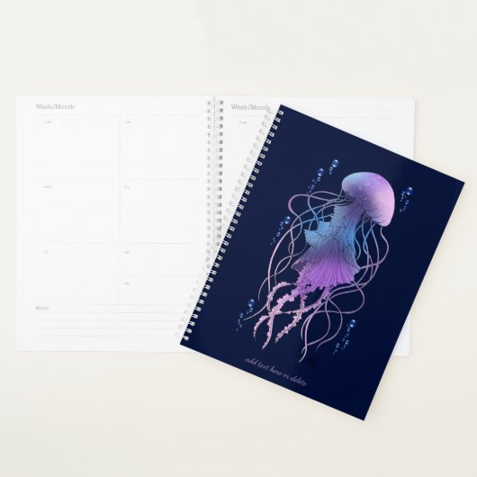 Etherele kwal paarsblauw planner (Display)