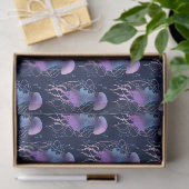 Etherele kwal paarsblauw tissuepapier (Geschenk)