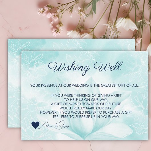 Etherele Magnolia Bloem, Wensput Informatiekaartje