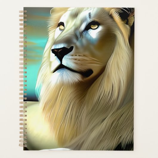Etherele Majestueuze Leeuwen Planner (Voorkant)
