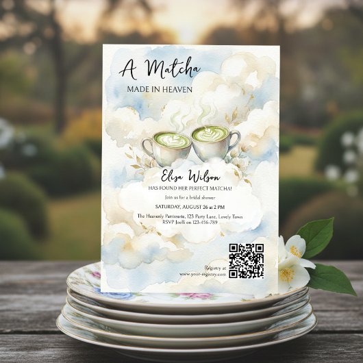 Etherele Matcha Bruiloftsbrunch in de Hemel Kaart
