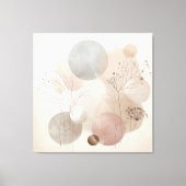 Etherele Natuur: Wabi Sabi Kunst Canvas Afdruk (Voorkant)