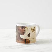 Etherele schoonheid in bloei espresso kop (Voorkant rechts)