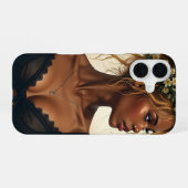 Etherele schoonheid in bloei iPhone 16 hoesje (Achterkant horizontaal)