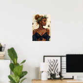 Etherele schoonheid in bloei poster (Thuiskantoor)