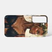 Etherele schoonheid in bloei samsung galaxy hoesje (Achterkant horizontaal)