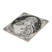 Etherele Schoonheid Keramische Tegel Tegeltje (Zijkant)