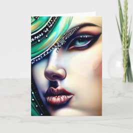 Etherele Sieraadjes met Glitters Kaart