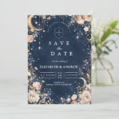 Etherele Sterrennachten Hemels Huwelijk Save The Date (Staand voorkant)