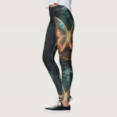 Etherele Vlinder Fantasie Kunst Dames Leggings (Links)
