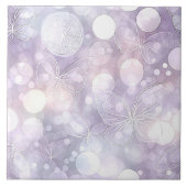 Etherele Vlinder Gloed Lavendel ID1184a Tegeltje (Voorkant)