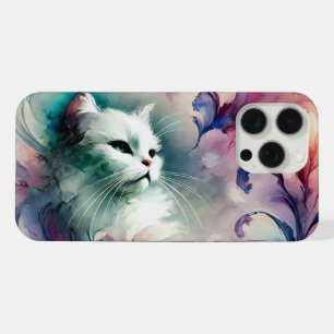 Etherele Waterverf Kat iPhone 15 Pro Max Case