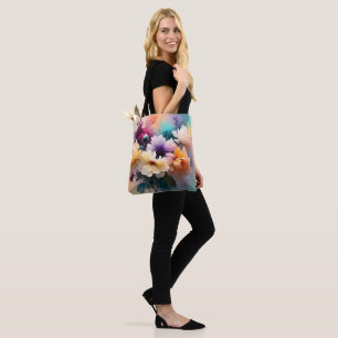 Etherele waterverf kunstzinnige boodschappentas tote bag