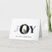 Etherele Wintervreugde Kerstseizoen Groeten Feestdagen Kaart (Voorkant)