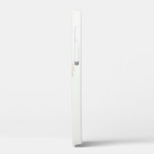 Etherele Witte Bloemblad Abstracte Hoes Minimalist (Achterkant / Links)