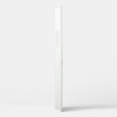 Etherele Witte Bloemblad Abstracte Hoes Minimalist (Achterkant / Rechts)