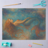 Etherele Zeemeermin Sirene Fantasie Decoupage Tissuepapier (Craft)